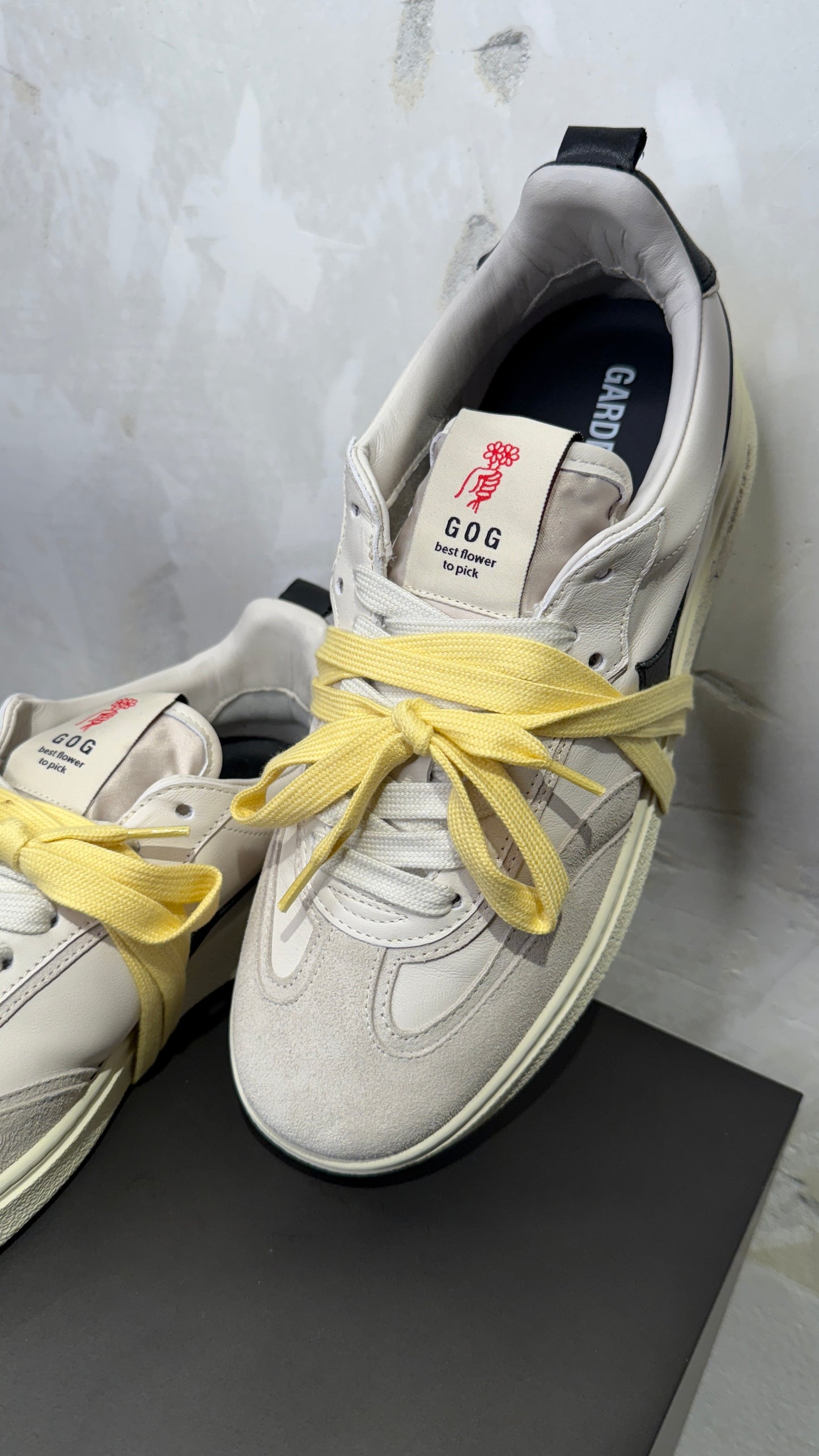Sneakers Pelle Off White Black