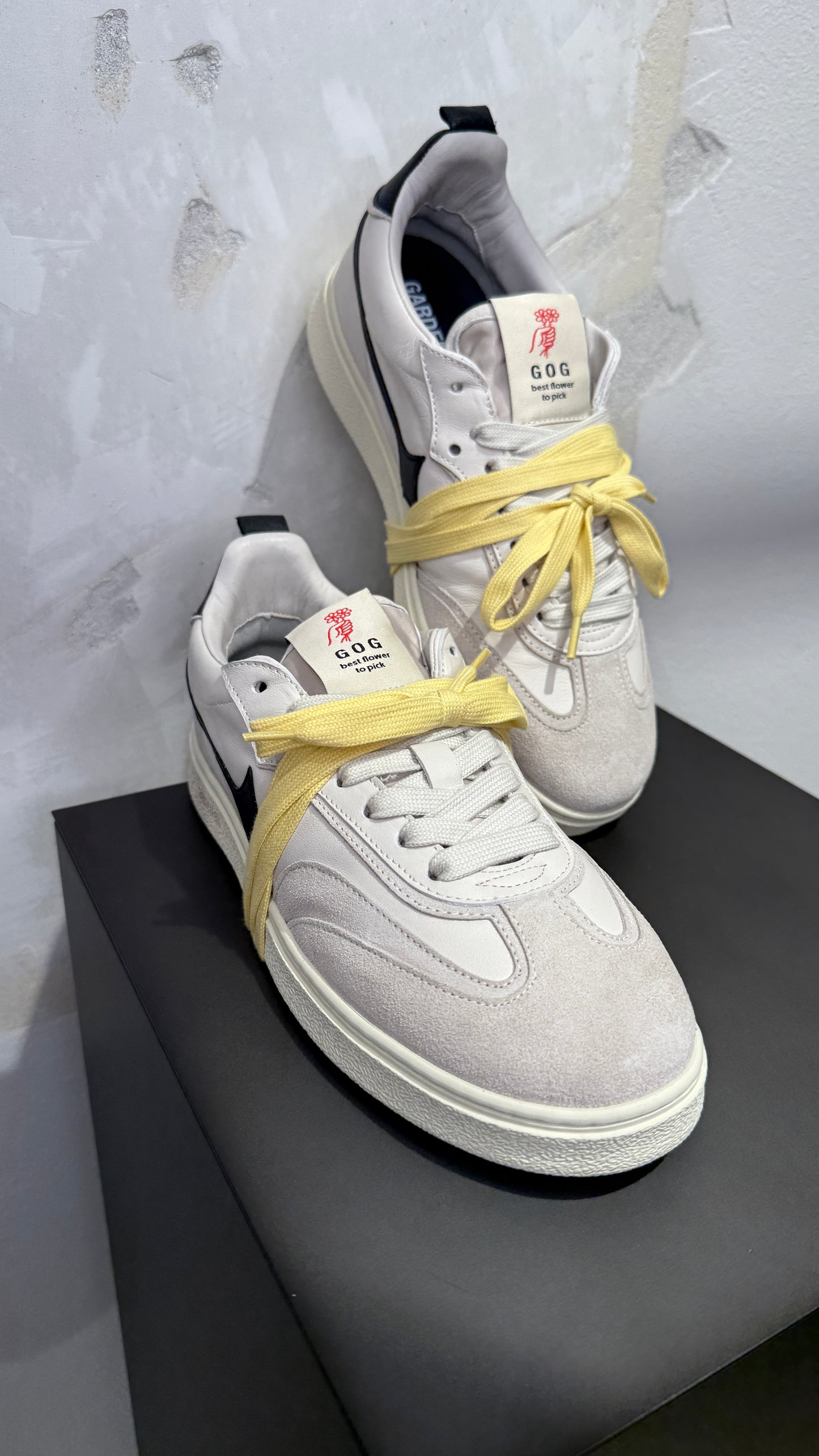 Sneakers Pelle Off White Black