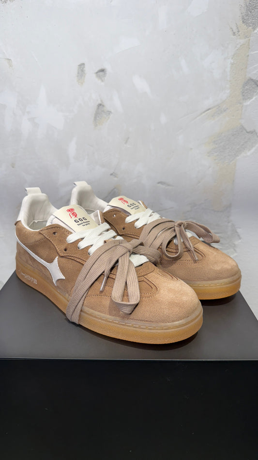 Sneakers Suede Dark Beige